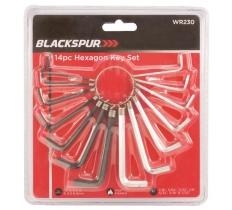 Blackspur Hexagon Key Set 14 Pack