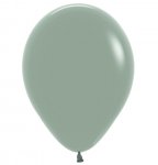 Pastel Dusk Laurel Green 12" Latex Balloons 30cm - 50 Pack c