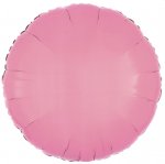 Amscan Metallic Pink Circle Standard Foil Balloons