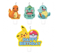 Pokemon Candle Sets - Pack g/4