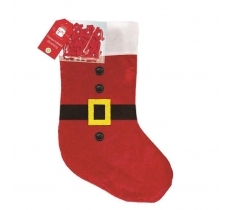 Christmas Stocking Personalise Santa & Letter