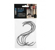 Chef Aid Stainless Steel ' S ' Hooks 5 Pack