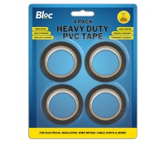 Heavy Duty Pvc Tape 15mm x 7M 4 Pack