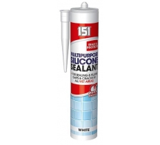 Multi Purpose Silicone Sealant White 280ml Cartridge