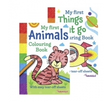 My First Animals & Things That Go Colouring Book 24cm X 17cm