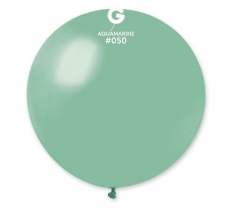 Gemar 31" 1 Latex Balloon G30 Aquamarine #050