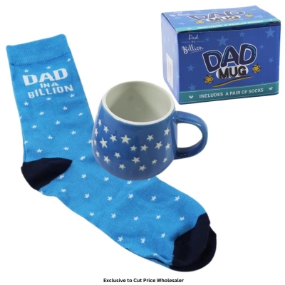 Dad in a Billion Mug & Socks Gift Set