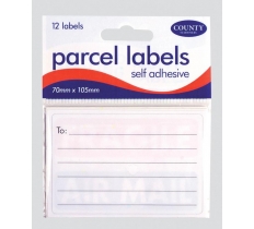 County Parcel Labels 70mm X 105mm