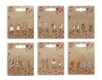 Christmas Dangly Earrings ( Assorted Designs )