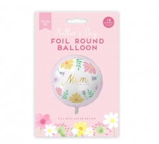 Mothers Day Round Foil Balloon 18"