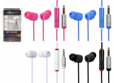 Clip Together Soft Ear Buds With Mic