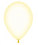 Crystal Pastel Yellow Latex Balloons 12"/30cm - 50 PC