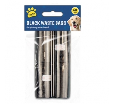 Black Dog Poo Bags 60 Pack