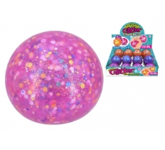 65MM SQUISHY SQUEEZY GLITTER BALLS 3 ASSORTED
