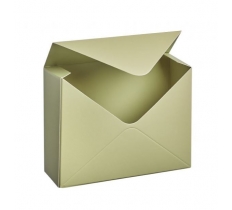 Envelope Boxes Lined Sage Green X 10Pcs