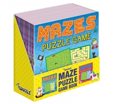 Mazes Puzzle Book 1 & 2 21 X 21cm ( Zero Vat )