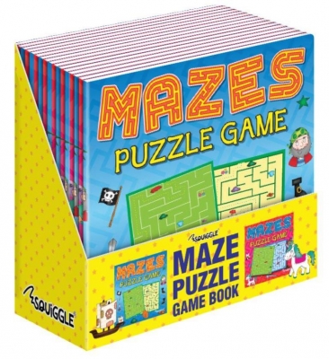Mazes Puzzle Book 1 & 2 21 X 21cm ( Zero Vat )