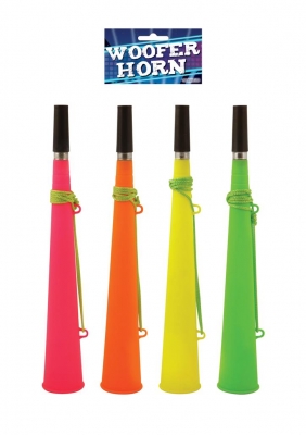 Woofer Horn With String 37cm ( Assorted Colours )
