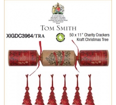 50x11" Red Kraft Charity Cracker