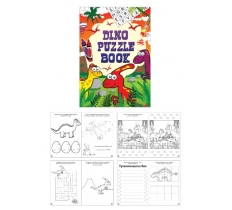Mini Dinosaur Puzzle Books (10.5x14.5cm) X 48