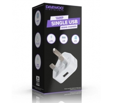 1A Single Usb Mains Charger