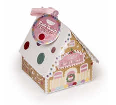 Christmas Bath Bomb House 150g Berries & Spice