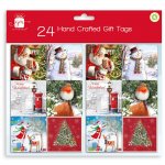 Christmas 24 Pack Hand Crafted Traditional Tag