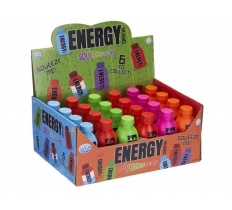 Squeeze Squishy 15cm Energy Drink Toy ( Assorted Colours )