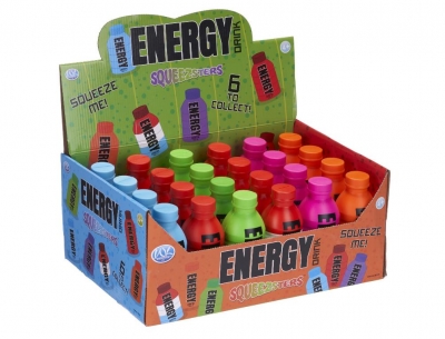 Squeeze Squishy 15cm Energy Drink Toy ( Assorted Colours )