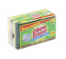 Elbow Grease Super Strong Scourer Sponge 2pk
