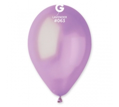 Gemar 13" Pack 50 Latex Balloons Metallic Lavender #063