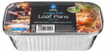 4pk Large Foil Loaf Containers with Lids
