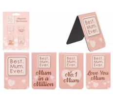 Best Mum Ever Magnetic Bookmarks Set Of 4
