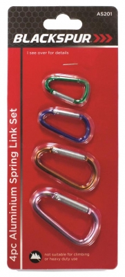 Blackspur 4 Pack Aluminium Spring Link Set