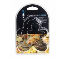 Chef Aid Gingerbread Cutters Set Of 3