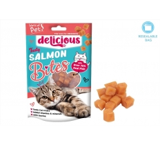 PETS SALMON BITES CAT TREAT 80G