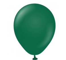 Kalisan 12" Standard Dark Green Latex Balloon 100 Pack
