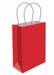 Red Paper Bag With Handle
