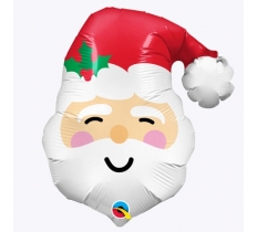 Mini 14" Santa Foil Balloon 1 Pack