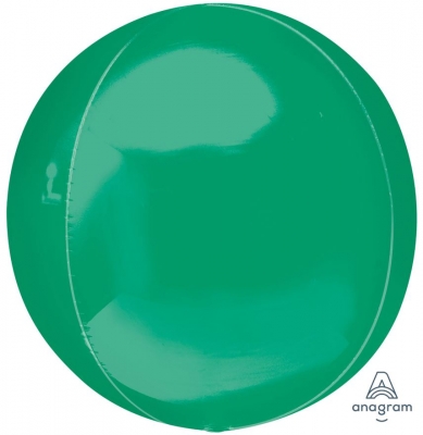 Green Orbz Packaged Foil 15" Balloons