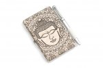 10X9.5 Buddha Notepad & Pen