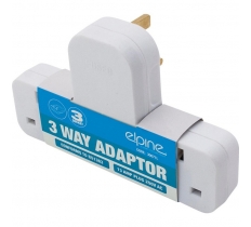 3 Gang / Way Adaptor Socket