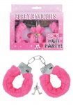 Furry Handcuffs With Keys ( Pink )