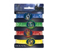 Harry Potter Rubber Stretch Bracelet 4 Pack