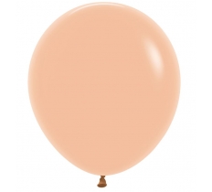 Fashion Colour Solid Peach Blush Latex Balloons 18" 25 Pack 25Pc