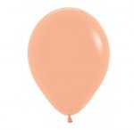 Sempertex 12" Peach Blush Latex Balloons 12 Pack