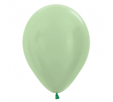 Sempertex 12" Satin Green Latex Balloons Pack Of 50