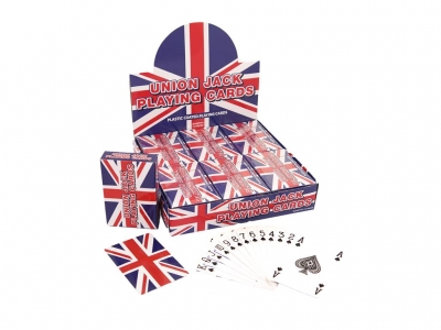 King Coronation Union Jack Playing Cards Plastic Coated