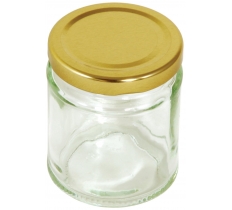 Tala Round Pres Jar Gold Screw Lid 190ml / 7oz