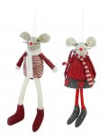 Knitted Mouse Dangly Legs Knitted Mouse Dangly Legs ( Assorted D